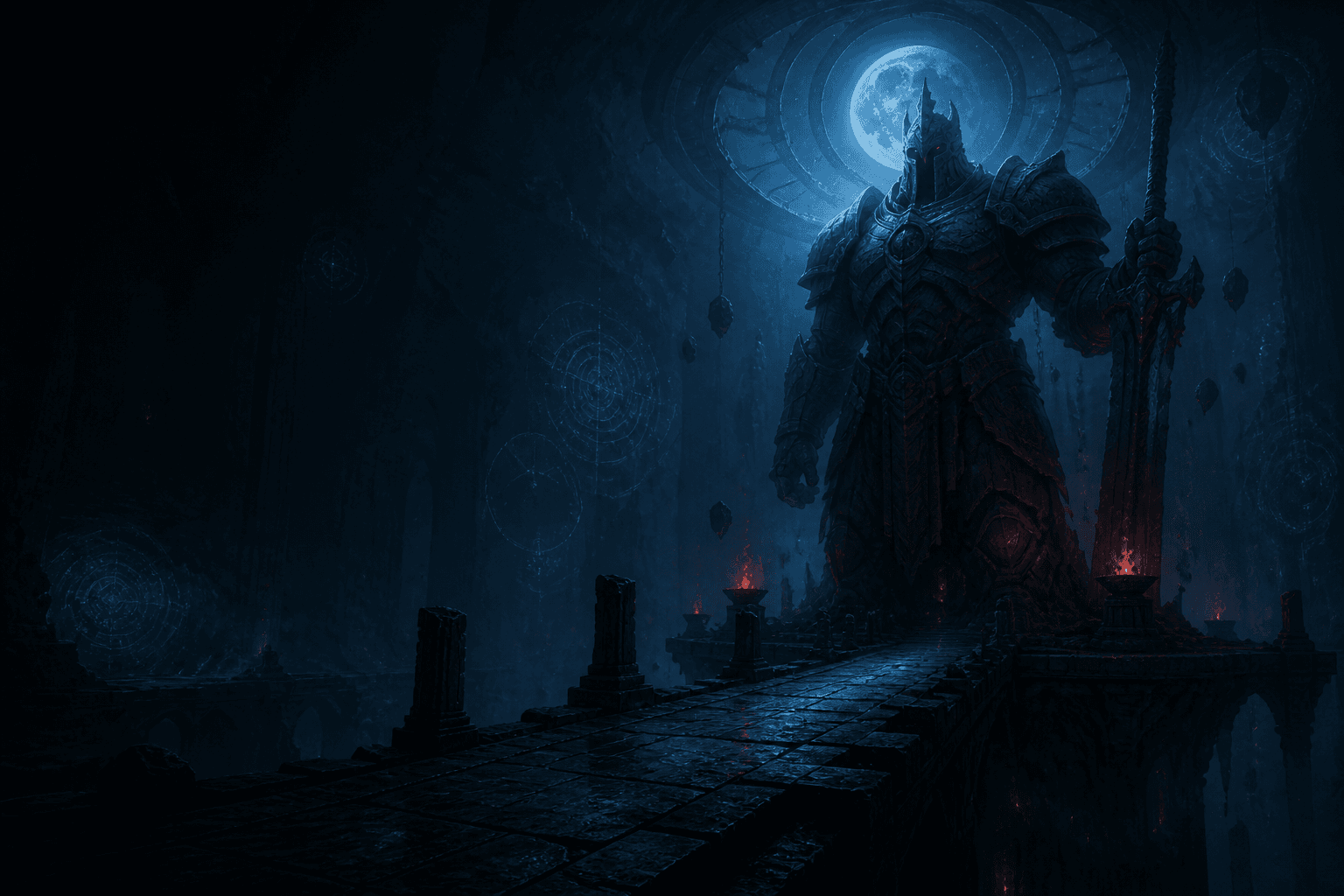 Düstere AION 2 Dungeon-Atmosphäre